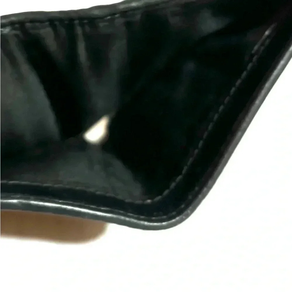 Coach black/ gray glitter leather wallet - Picture 5 of 7